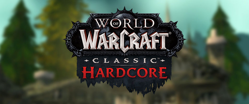 Viens jouer à WoW Harcore avec la commu ChillOut Ruines floues en forêt et titre WoW Classic Hardcore